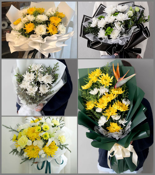 福建莆田涵江区萩芦镇洪南村白事花束代送
